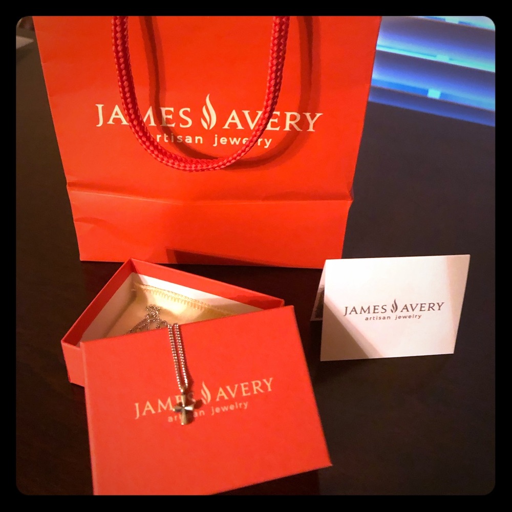 James Avery St Teresa small pendant and chain.